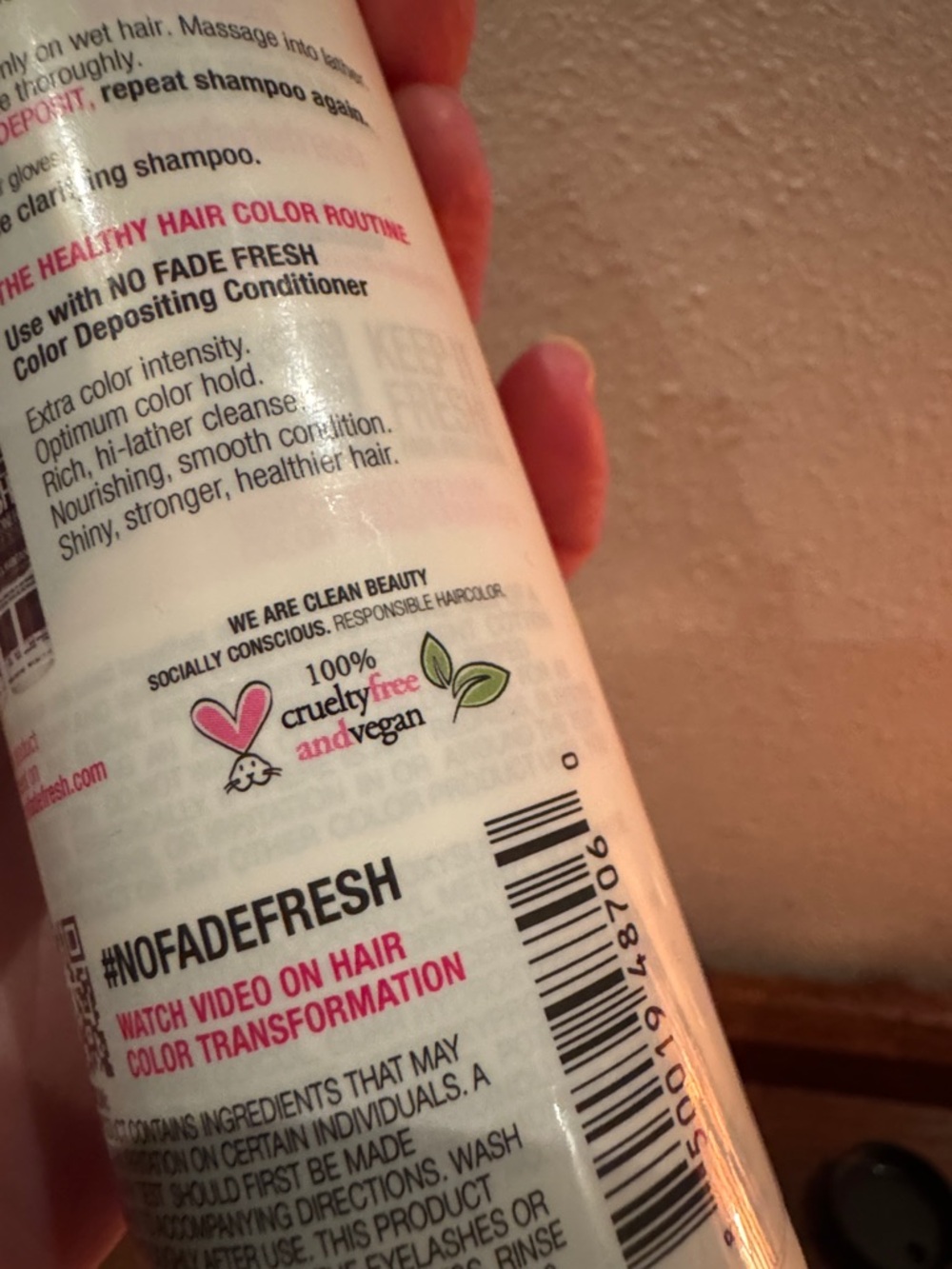 No Fade Fresh Refresh & Maintain Colored Hair Natural Brown Shampoo & Conditoner - Picture 7 of 7